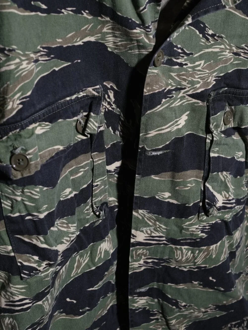 Vintage 1988 Tiger Stripe Products Camo Vietnam Jacket (X-Large)